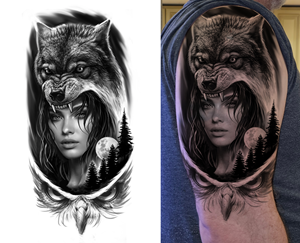 Tattoo Design by ELAMANTS for this project | Design: #34126536
