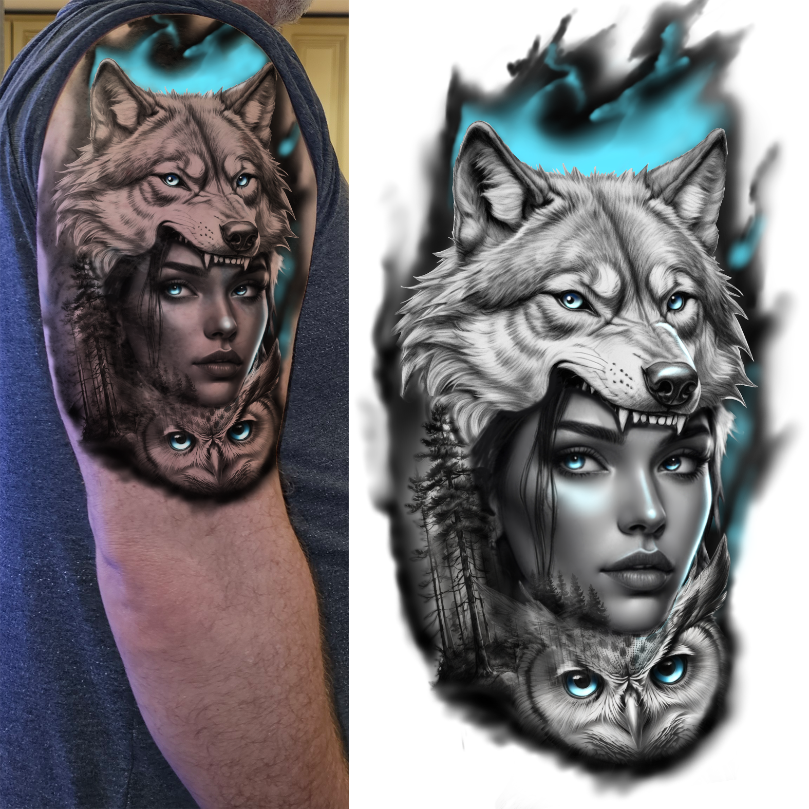 Tattoo Design by Fortunate Studio for this project | Design #34082192