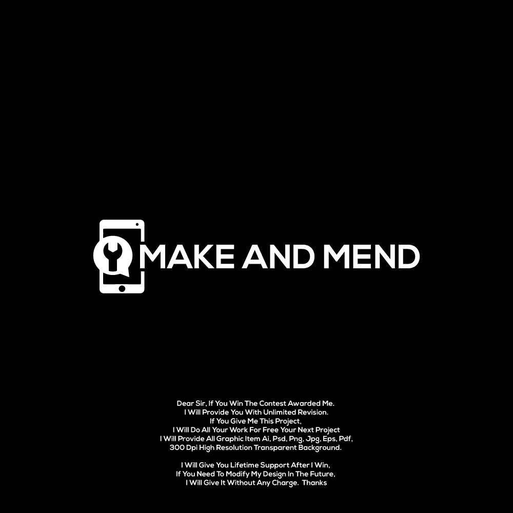 Logo Design by hossain32 for Make And Mend | Design #34124216