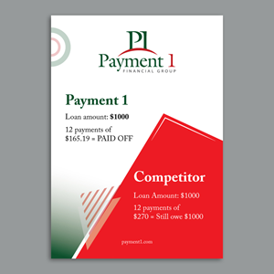 Diseño de Flyer por YourLogoMaster para Payment 1 Financial | Diseño: #34097411