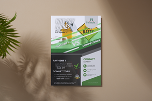 Flyer Design by Custom A for Payment 1 Financial | Design: #34120080