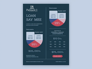 Diseño de Flyer por Riyaa.001 para Payment 1 Financial | Diseño: #34099332