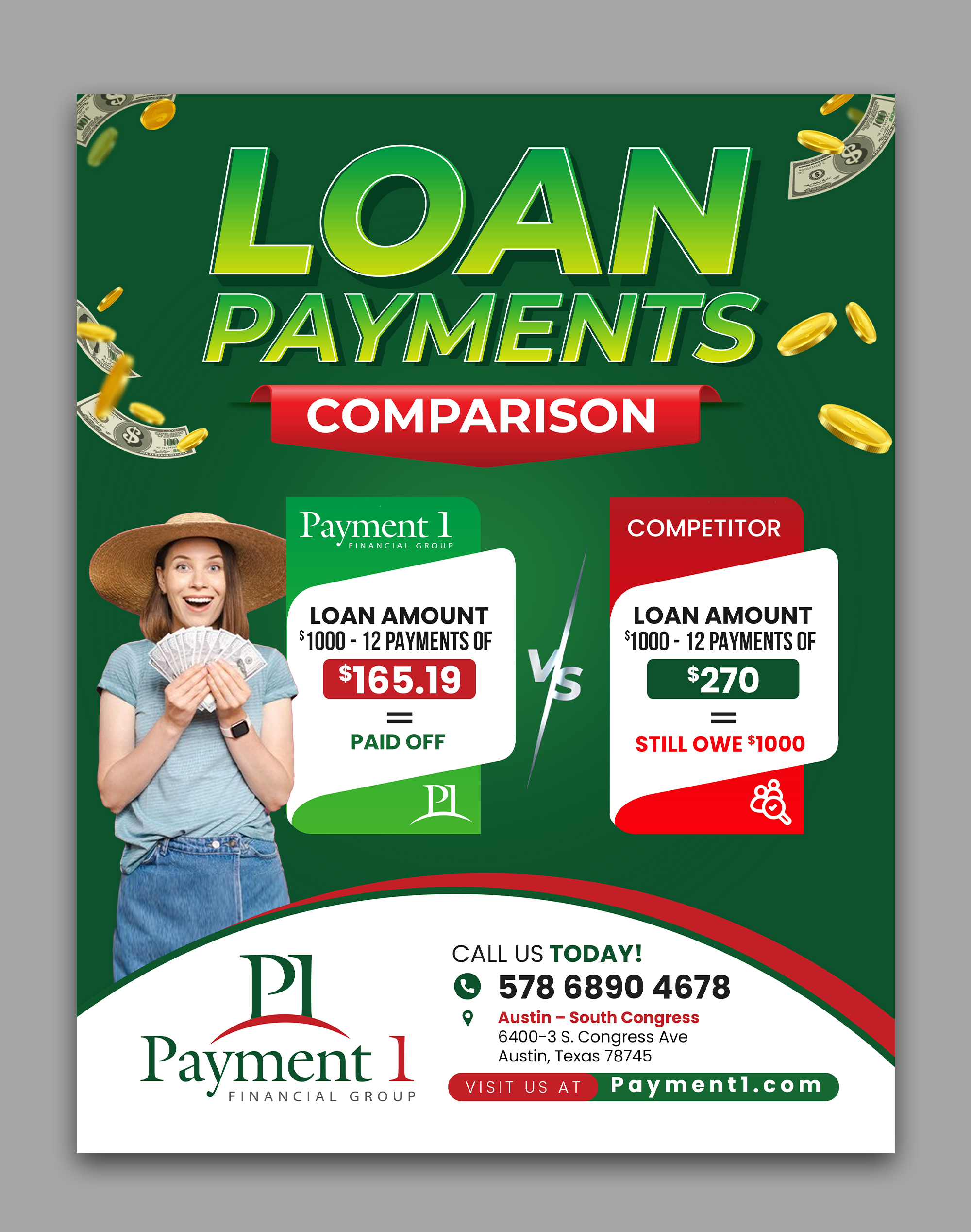 Flyer-Design von debdesign für Payment 1 Financial | Design #34091508