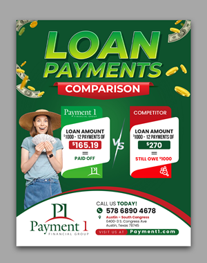 Flyer-Design von debdesign für Payment 1 Financial | Design: #34091508