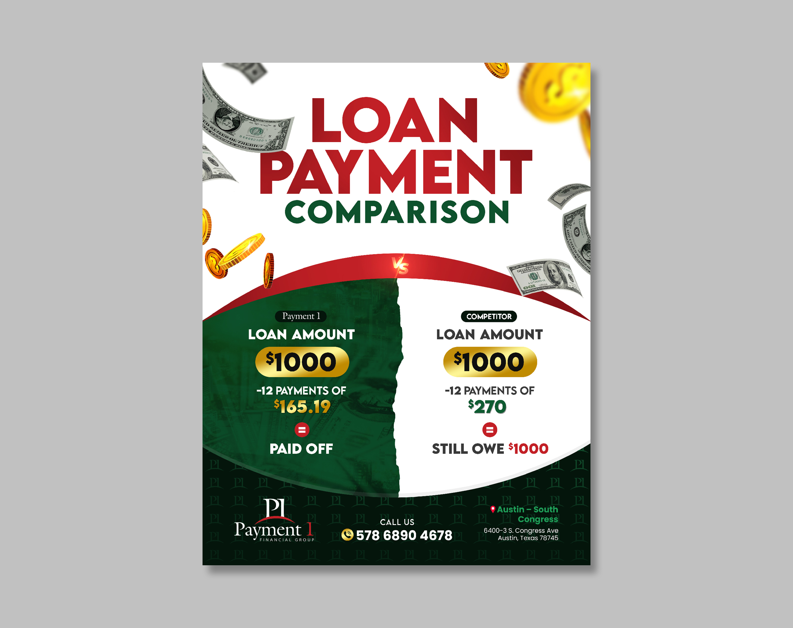 Flyer-Design von debdesign für Payment 1 Financial | Design #34091865