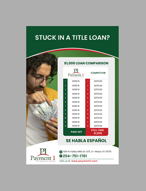 Flyer-Design von Creations Box 2015 für Payment 1 Financial | Design: #34132871