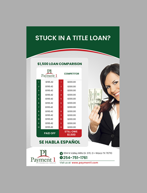 Flyer-Design von Creations Box 2015 für Payment 1 Financial | Design: #34139903