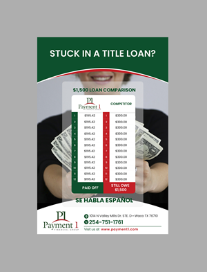 Diseño de Flyer por Creations Box 2015 para Payment 1 Financial | Diseño #34139906