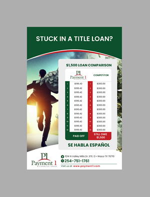 Flyer-Design von Creations Box 2015 für Payment 1 Financial | Design: #34139912