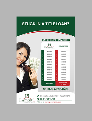 Flyer-Design von Creations Box 2015 für Payment 1 Financial | Design: #34140453