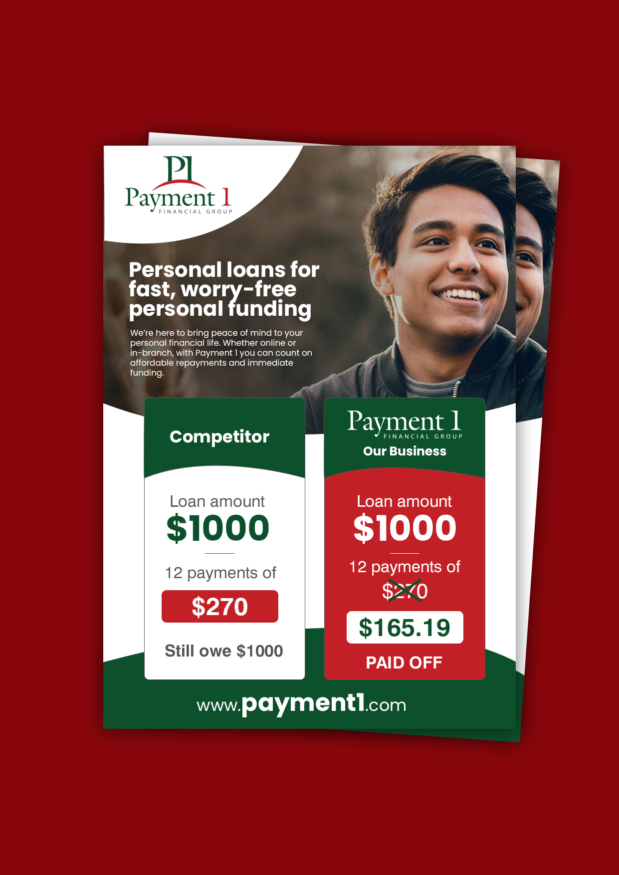 Flyer Design by chandrayaan.creative for Payment 1 Financial | Design #34090273