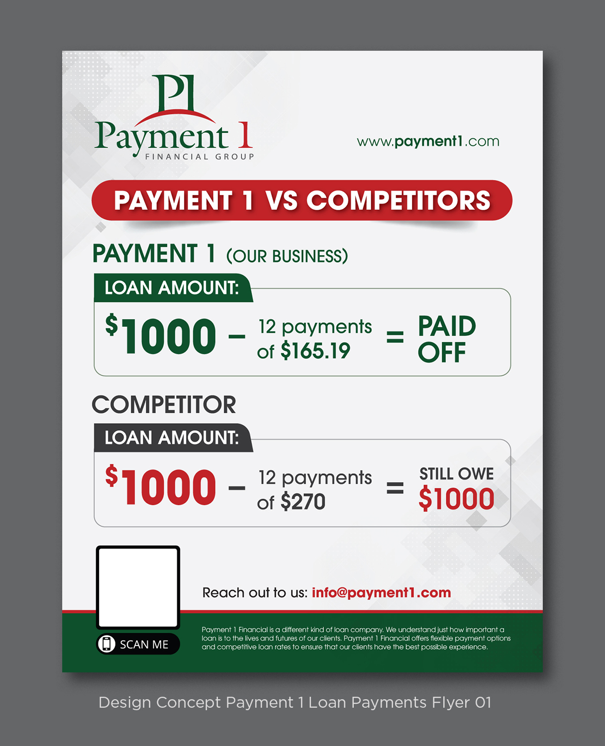 Design de Flyer par D Creative pour Payment 1 Financial | Design #34134002