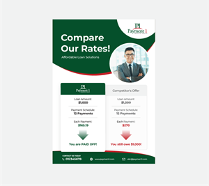 Diseño de Flyer por Pixper para Payment 1 Financial | Diseño: #34098161