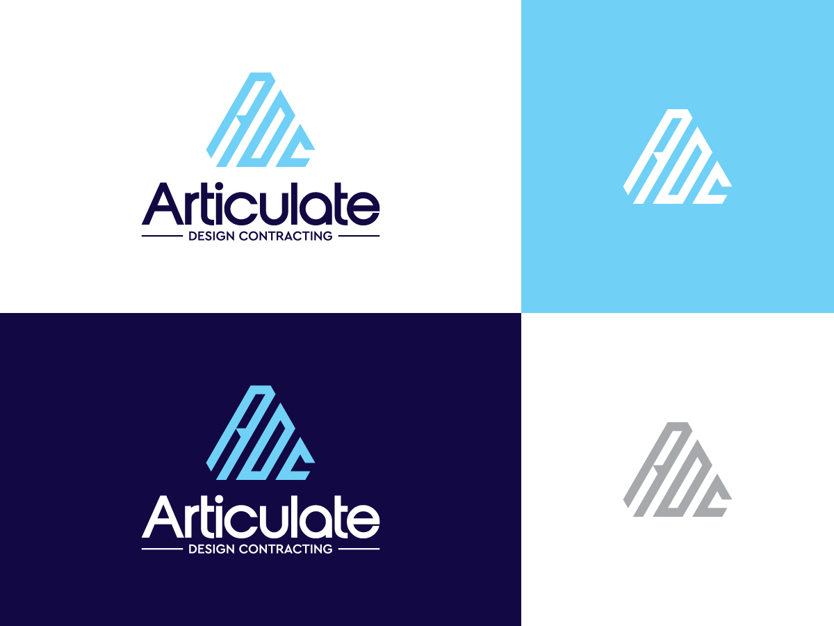 Logo Design by 439 Creations for Articulate Design Contracting, INC | Design #34090455
