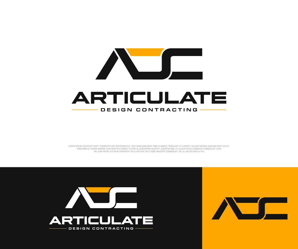 Logo Design by Danial07 for Articulate Design Contracting, INC | Design #34091316