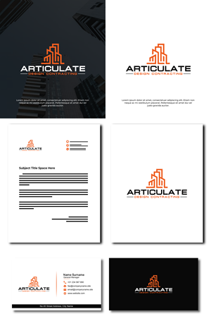 Logo Design by Zaid Al Faqih for Articulate Design Contracting, INC | Design: #34129426
