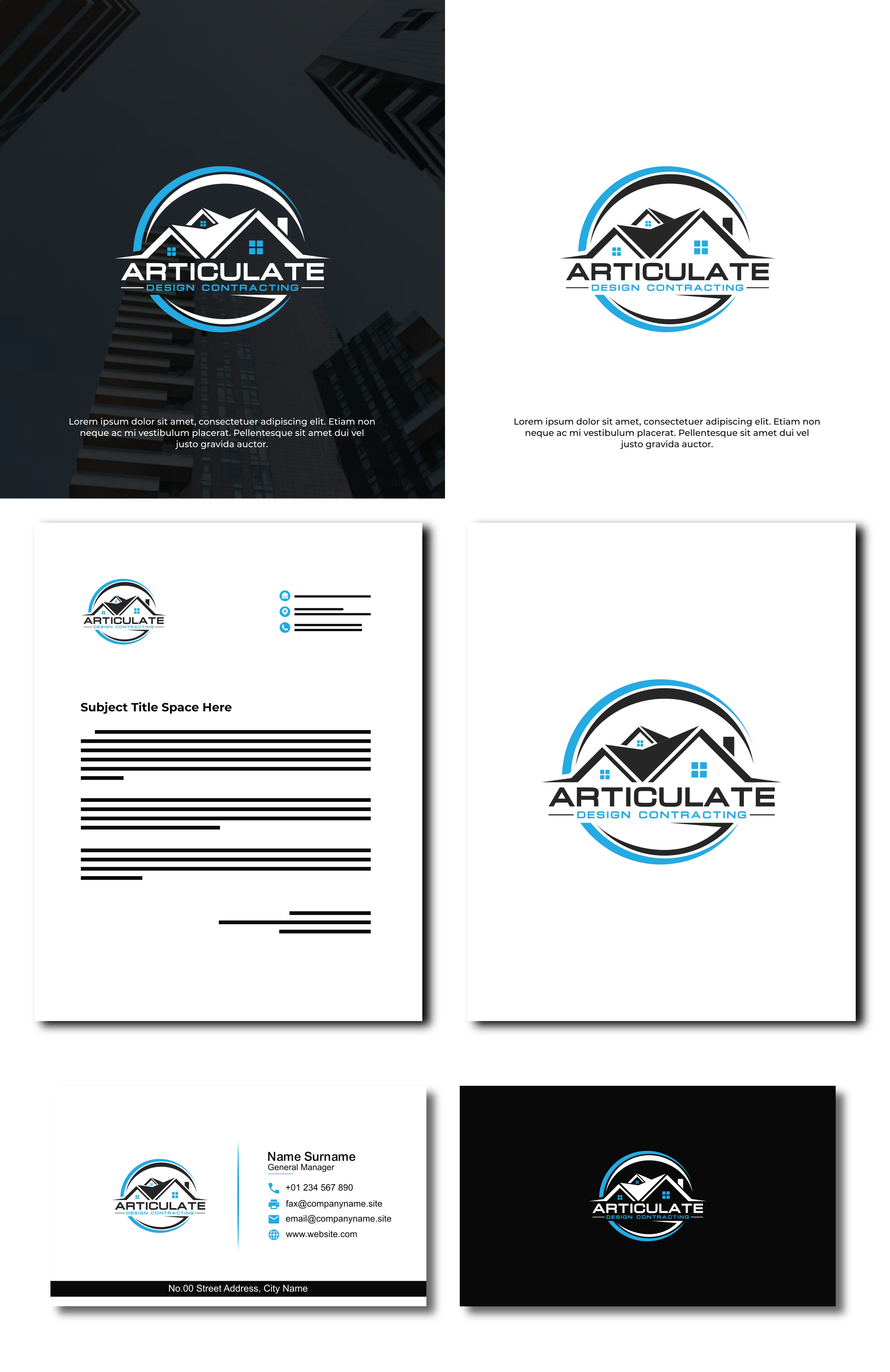 Logo Design by Zaid Al Faqih for Articulate Design Contracting, INC | Design #34129427