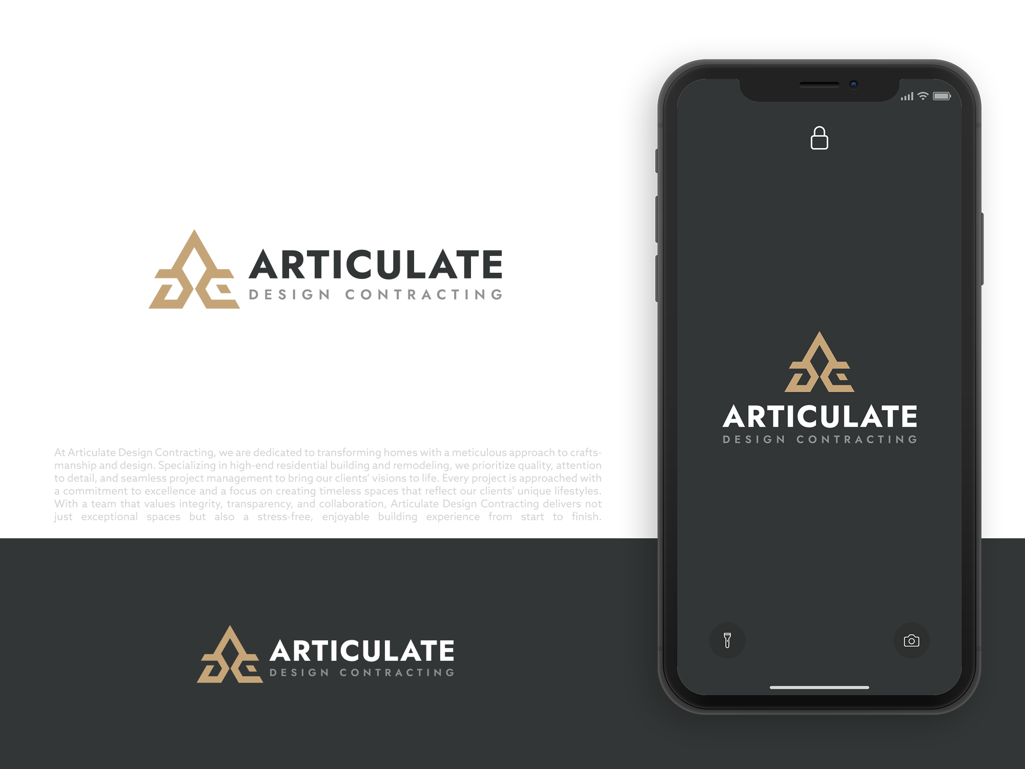 Logo Design by COLOUR CREATIVE for Articulate Design Contracting, INC | Design #34116980