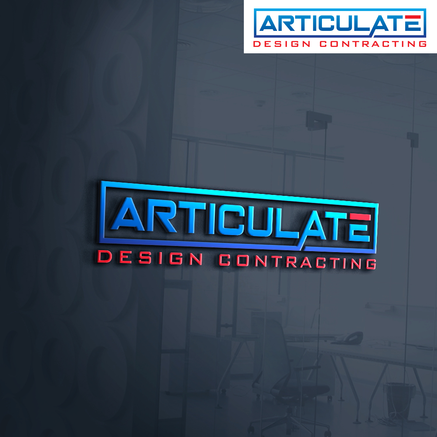 Logo Design by TARGET logo for Articulate Design Contracting, INC | Design #34093175
