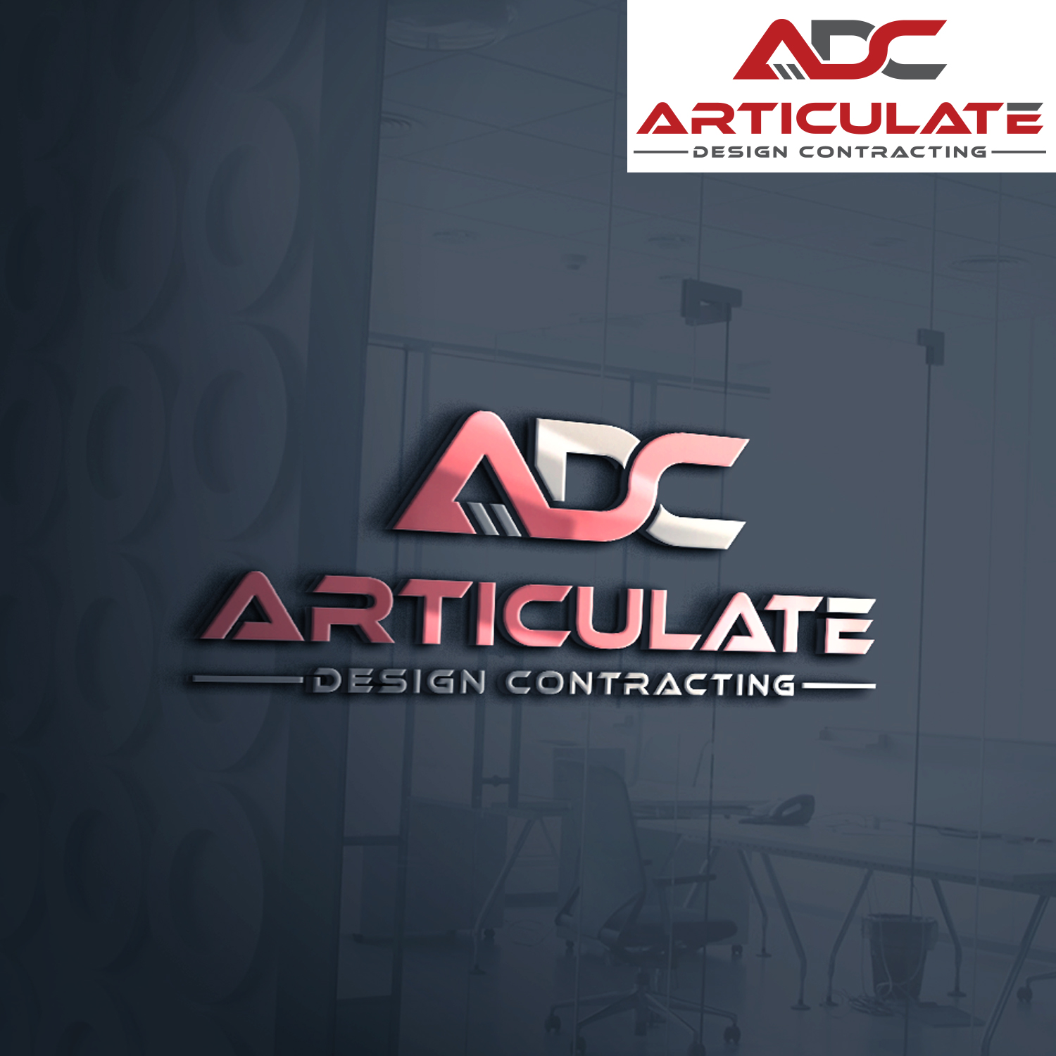 Logo Design by TARGET logo for Articulate Design Contracting, INC | Design #34093671