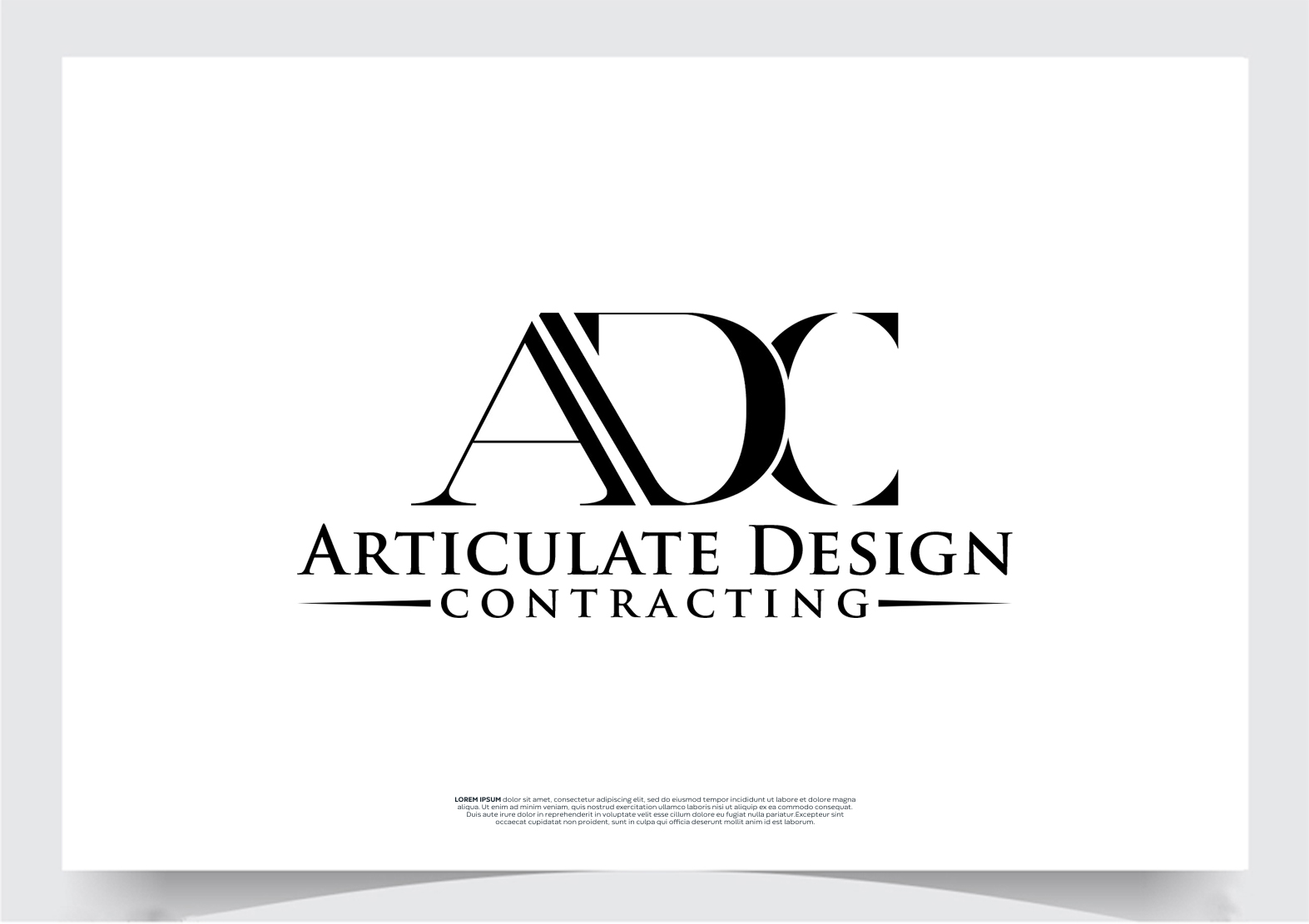 Logo Design by Rahmina for Articulate Design Contracting, INC | Design #34101294