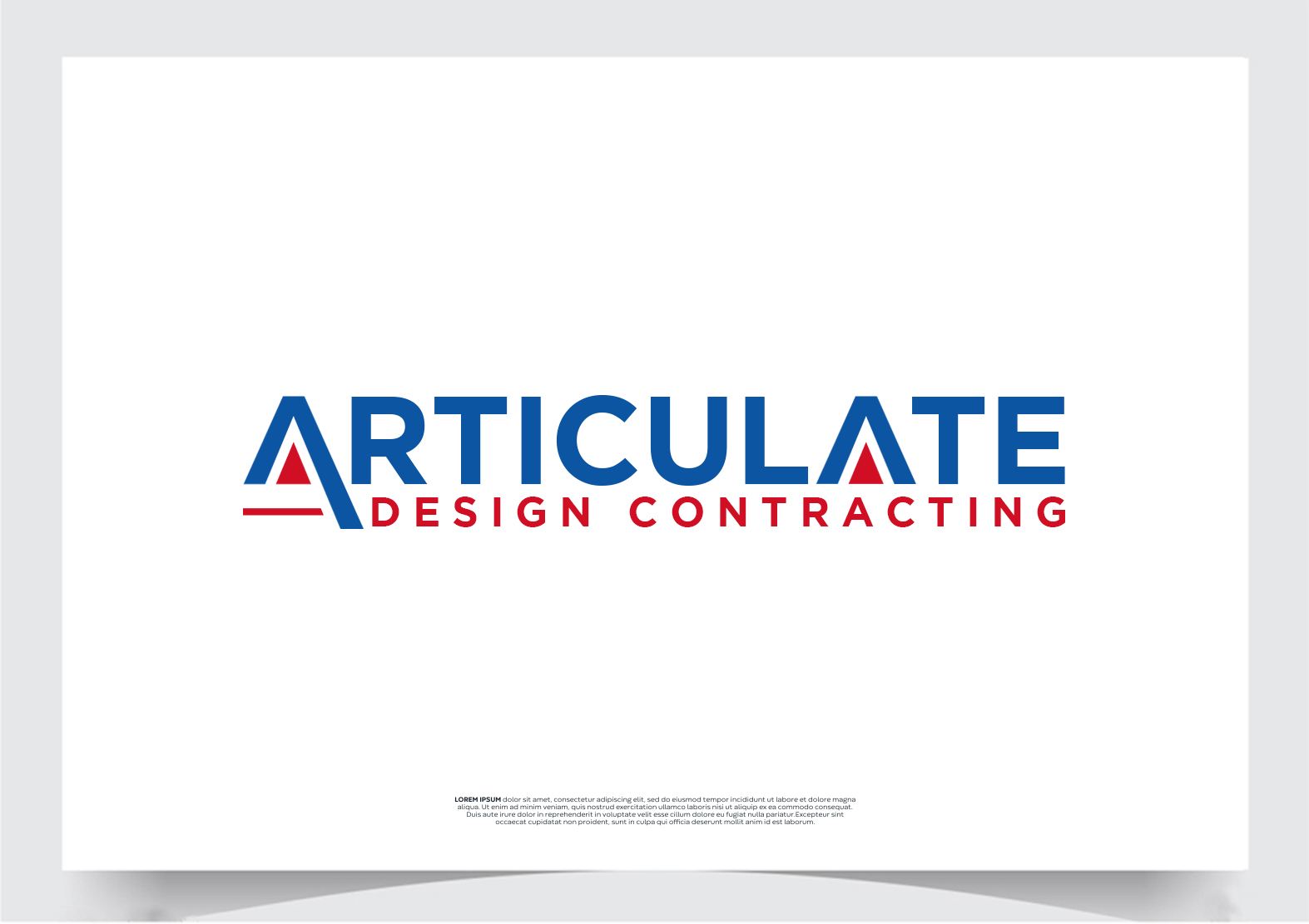 Logo Design by Rahmina for Articulate Design Contracting, INC | Design #34101295