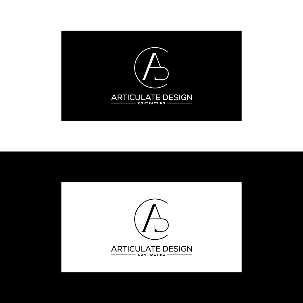 Logo Design by hossain32 for Articulate Design Contracting, INC | Design #34123430
