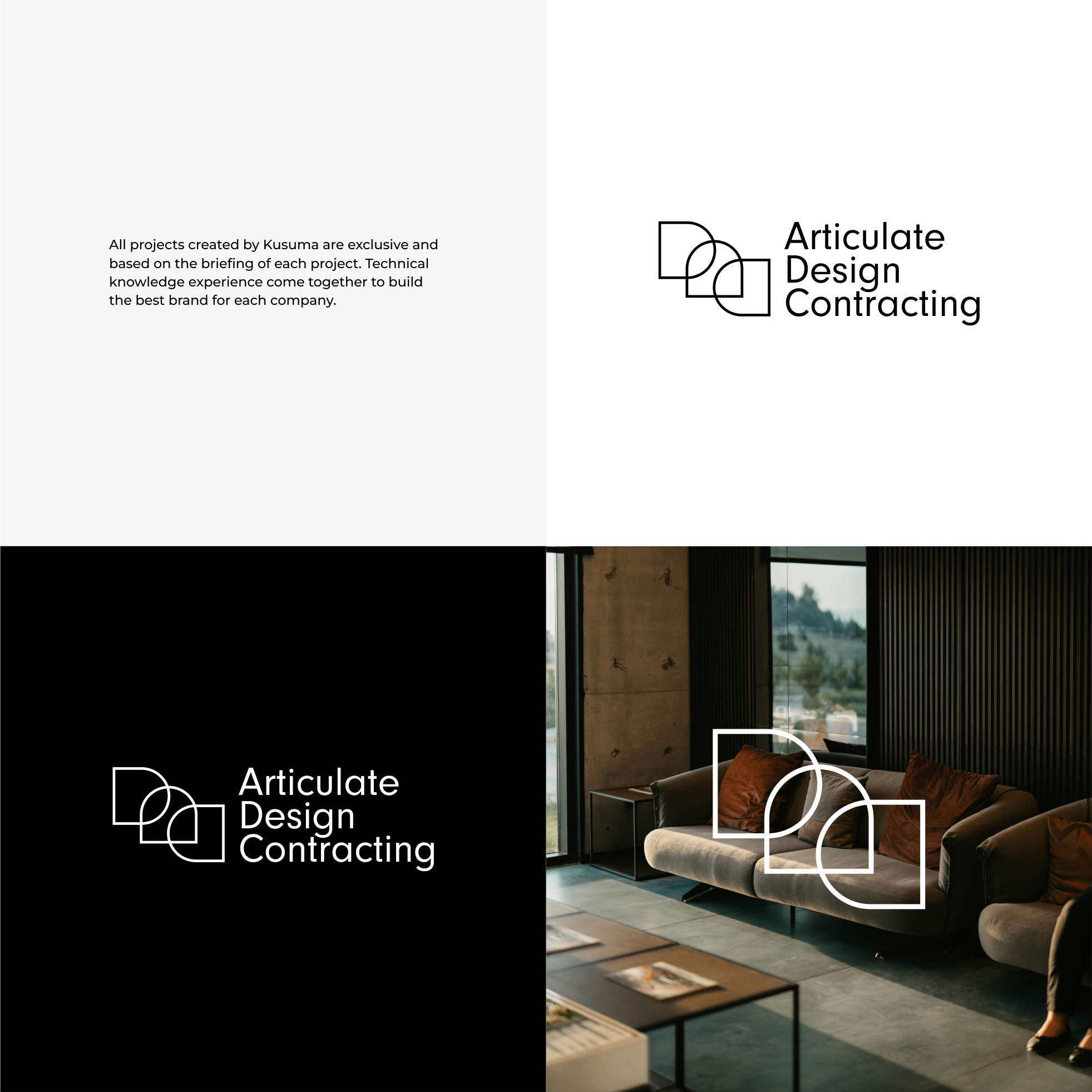 Diseño de Logo por Kusuma Studio para Articulate Design Contracting, INC | Diseño #34090008