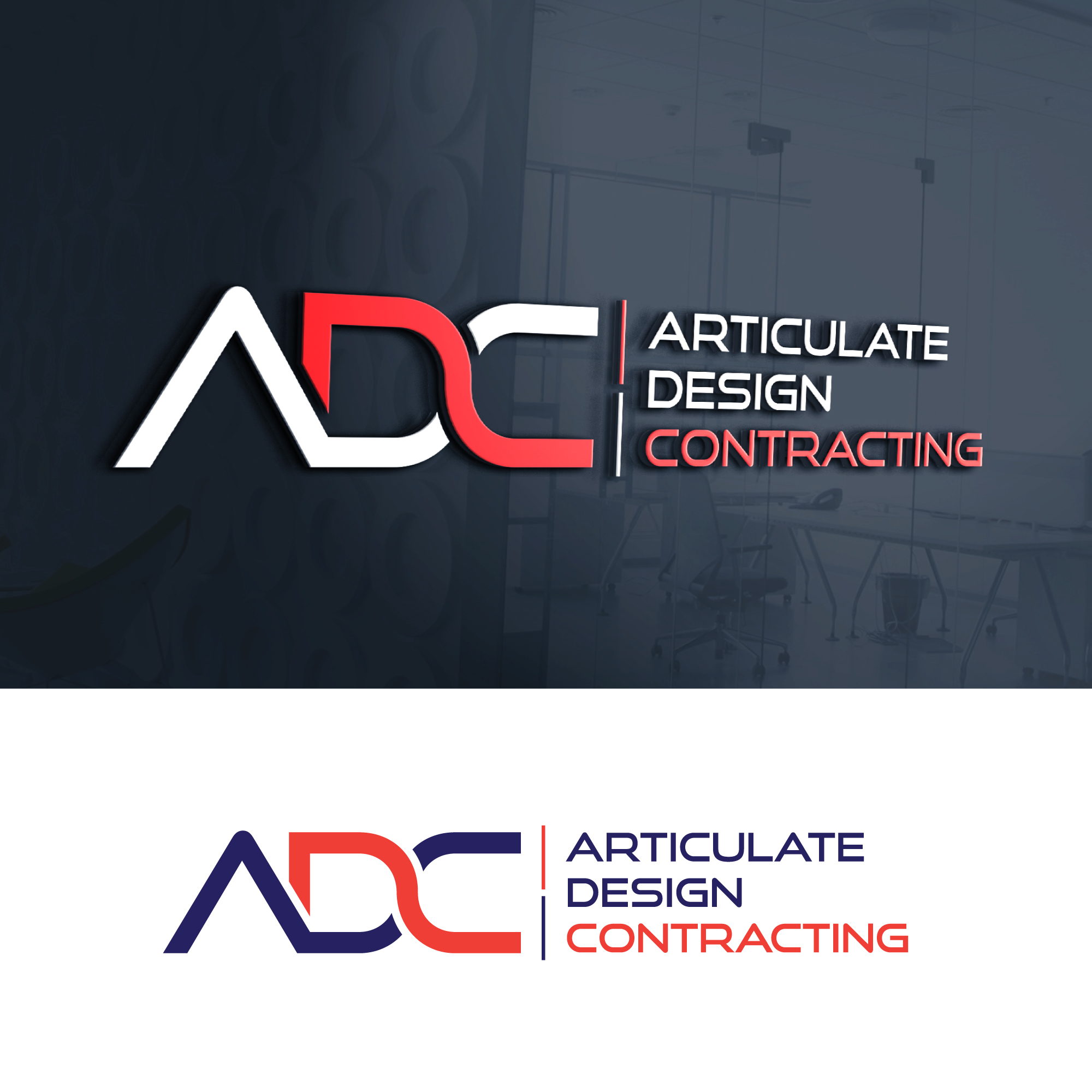Diseño de Logo por UMBRA Designs para Articulate Design Contracting, INC | Diseño #34086346
