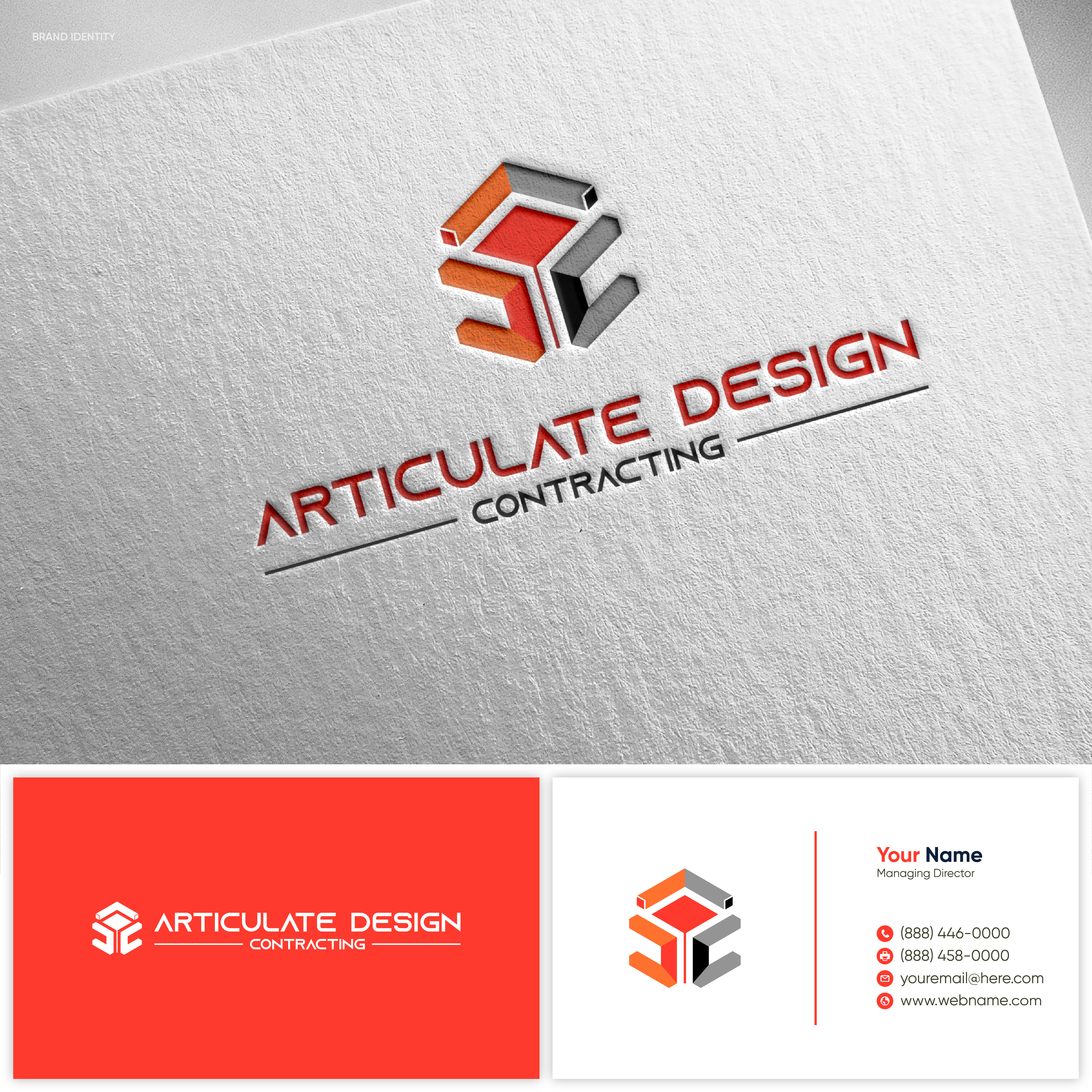 Logo Design by Riad | Branding & Logo Expert for Articulate Design Contracting, INC | Design #34091176