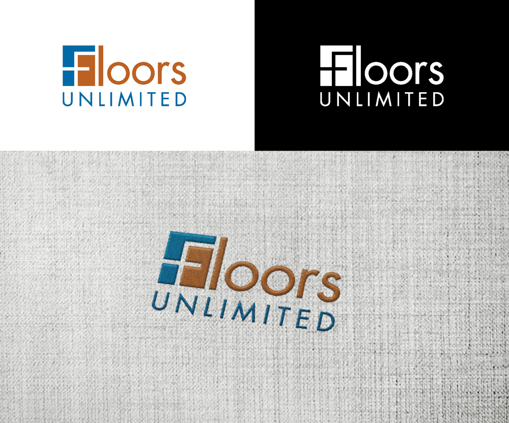 Logo Design by RA-bica for Floors Unlimited | Design #34091955