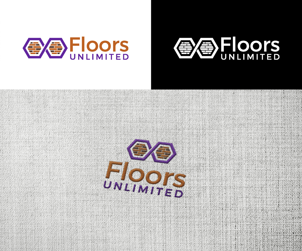 Logo Design by RA-bica for Floors Unlimited | Design #34091956