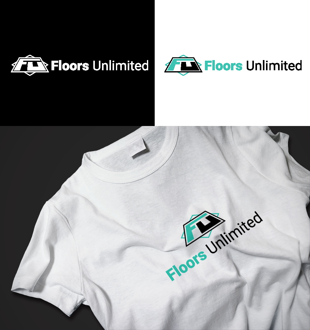 Logo Design by RA-bica for Floors Unlimited | Design #34091957