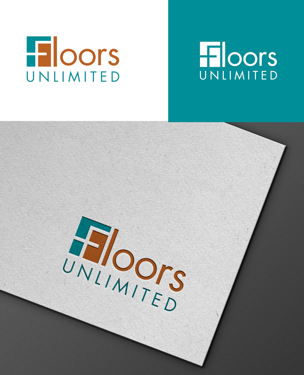 Logo Design by RA-bica for Floors Unlimited | Design #34119939