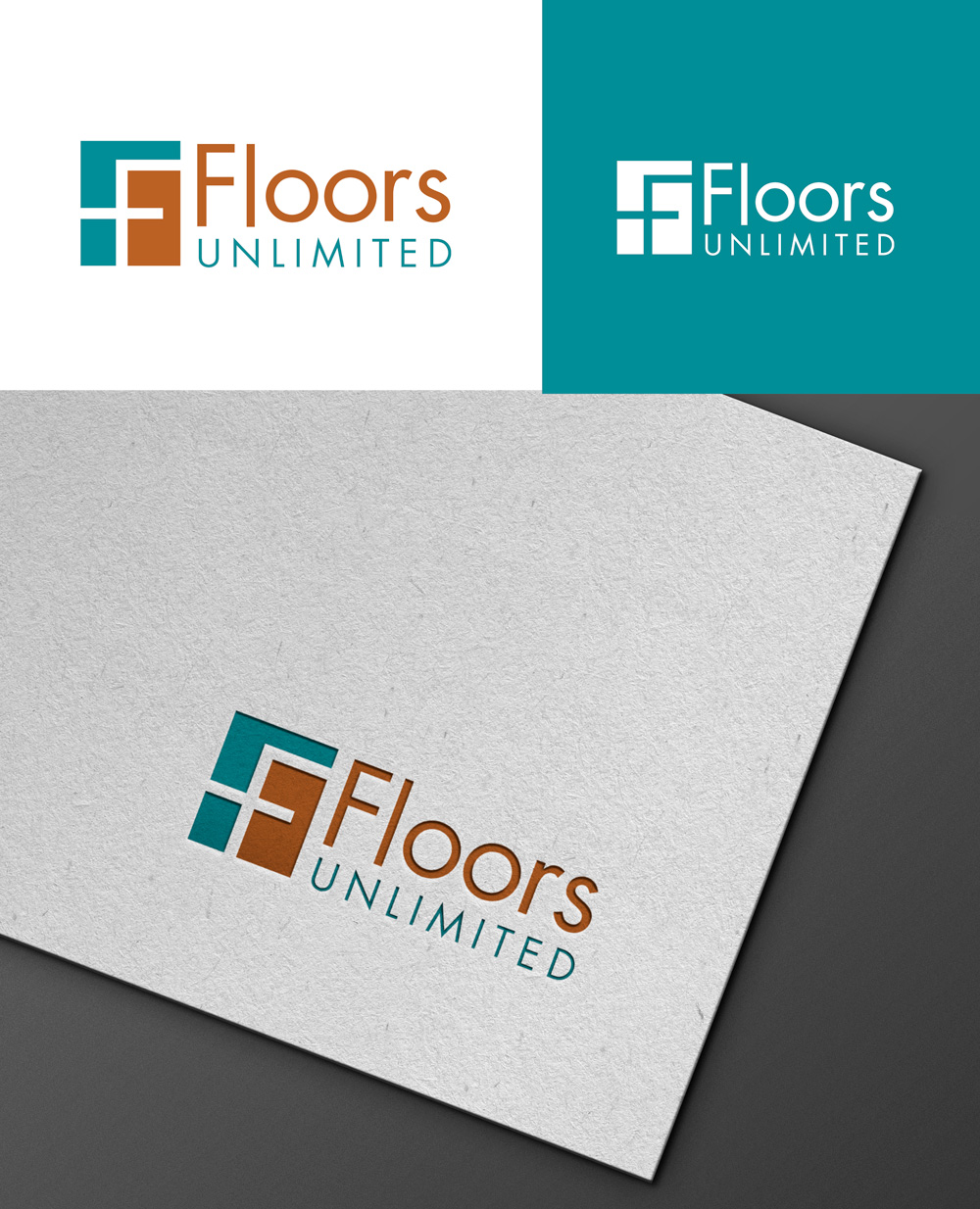 Logo Design by RA-bica for Floors Unlimited | Design #34130765