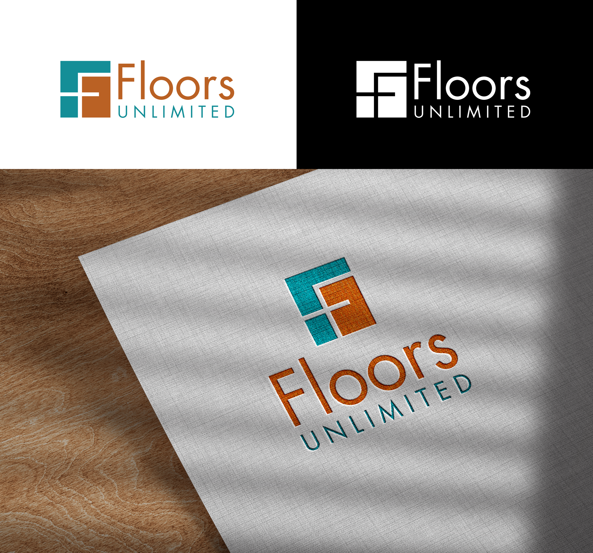 Logo Design by RA-bica for Floors Unlimited | Design #34131066