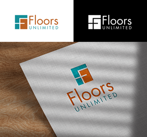 Logo Design by RA-bica for Floors Unlimited | Design: #34131066
