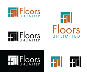 Logo Design by RA-bica for Floors Unlimited | Design: #34134008