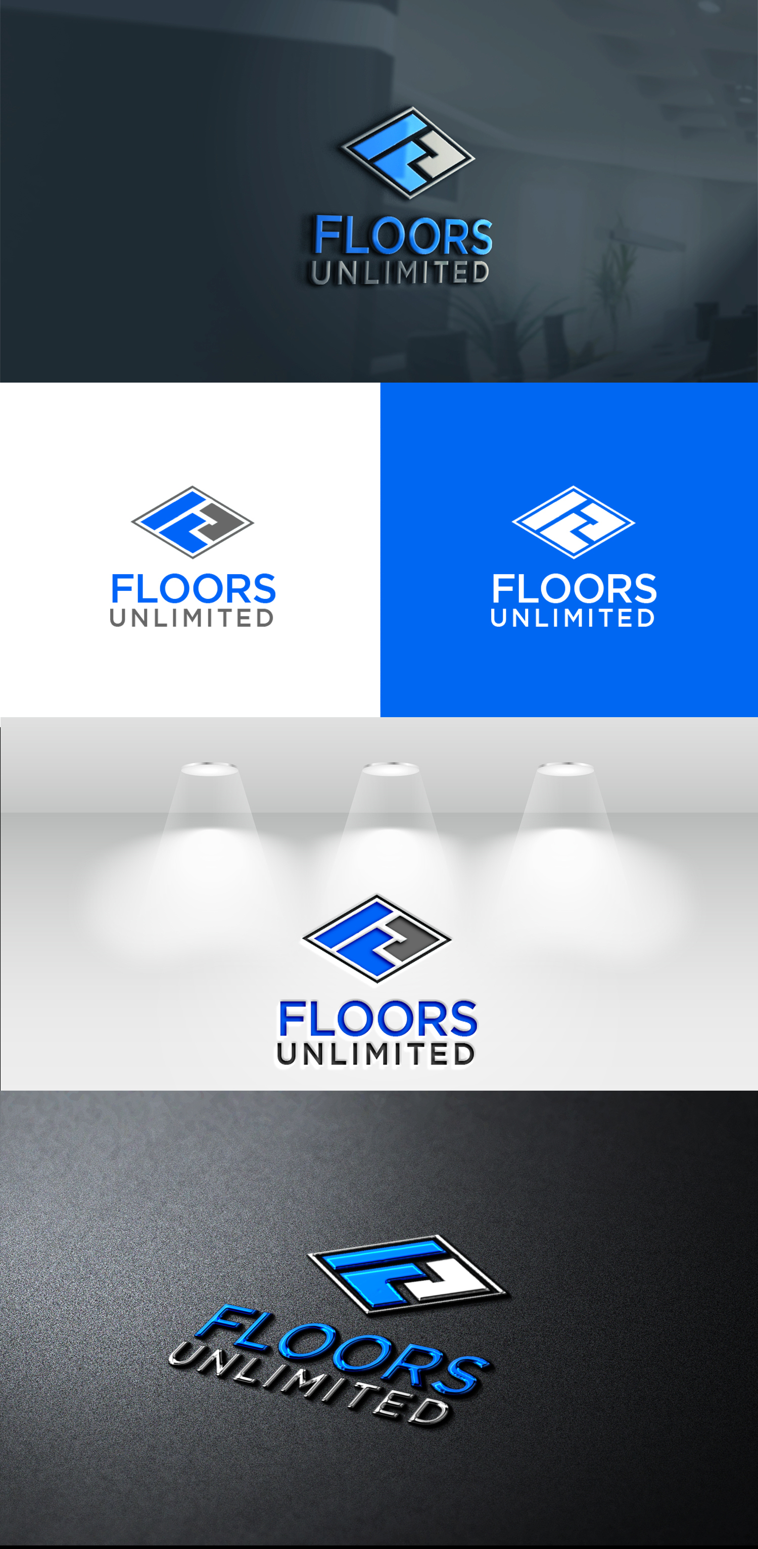 Logo Design by Noor Ezz for Floors Unlimited | Design #34110090