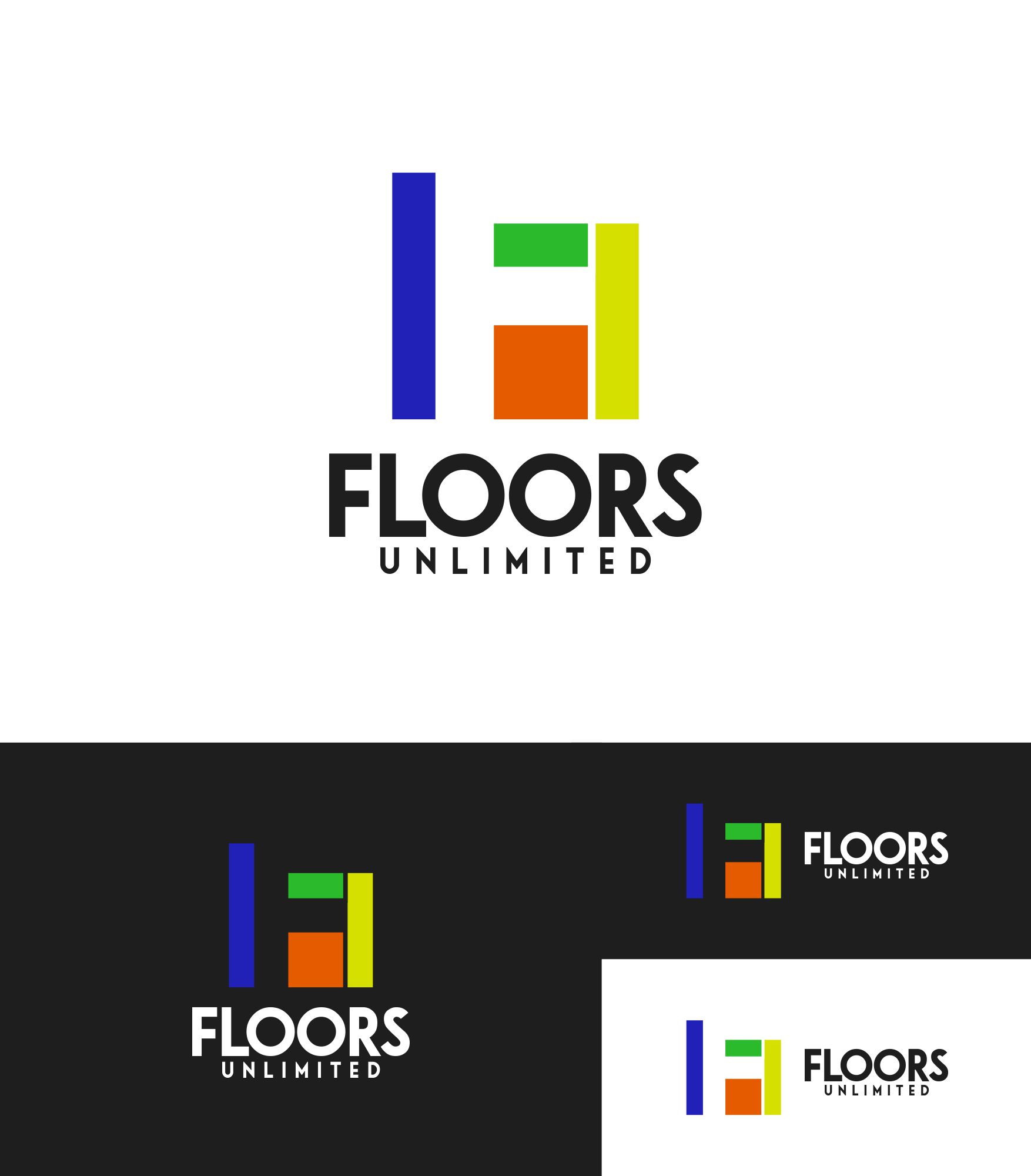 Logo Design by bojboga for Floors Unlimited | Design #34127946