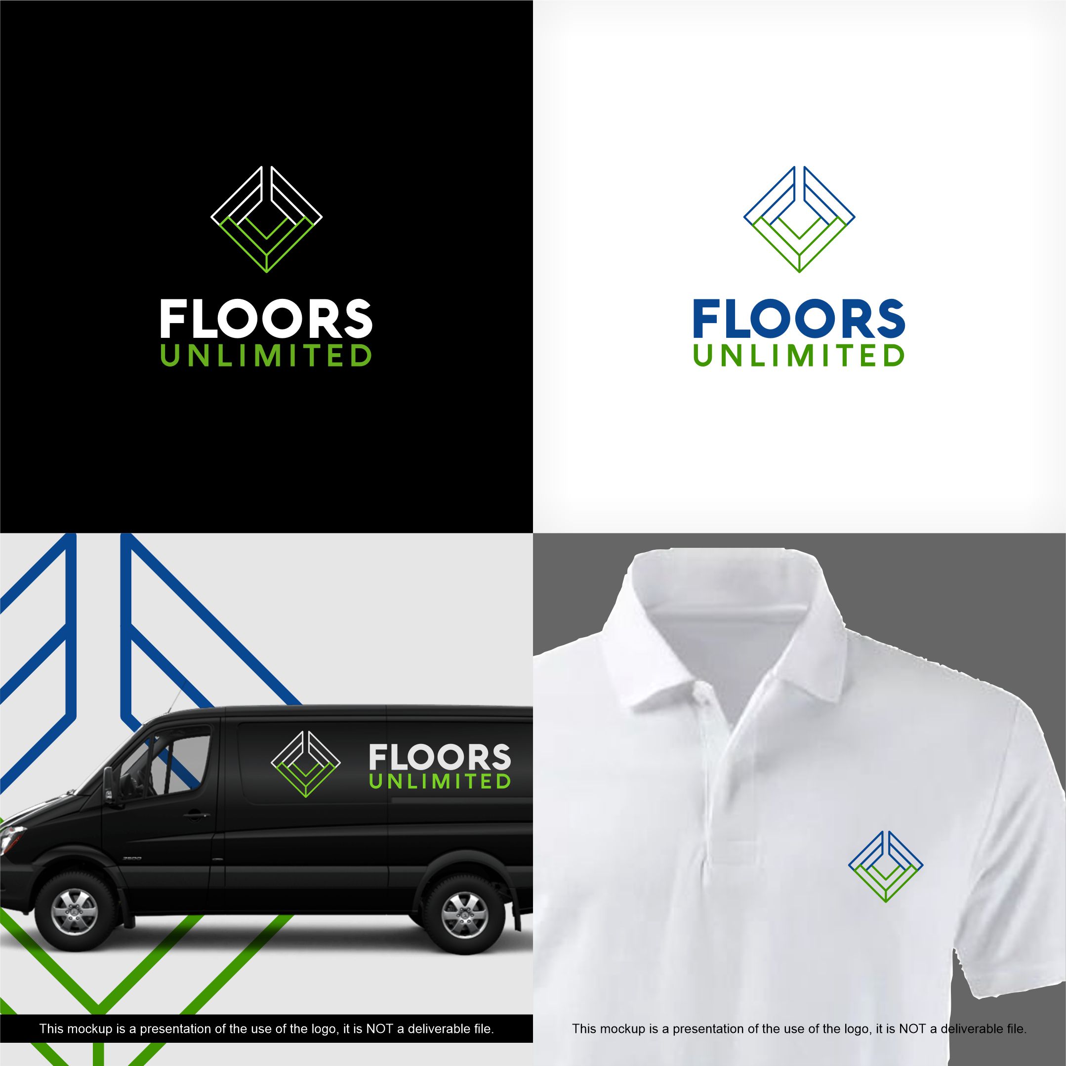 Logo Design by sam_reef for Floors Unlimited | Design #34110203