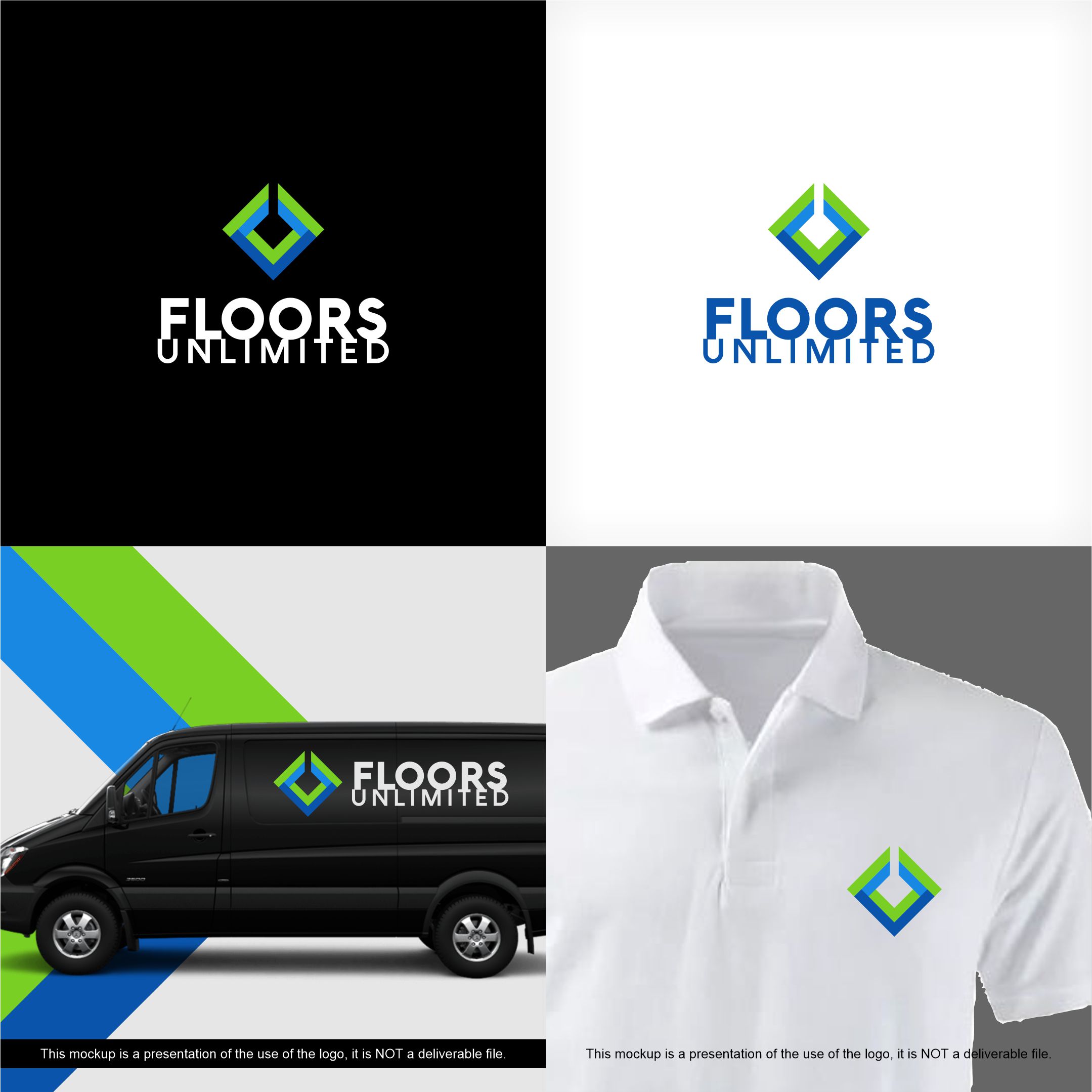 Logo Design by sam_reef for Floors Unlimited | Design #34110204