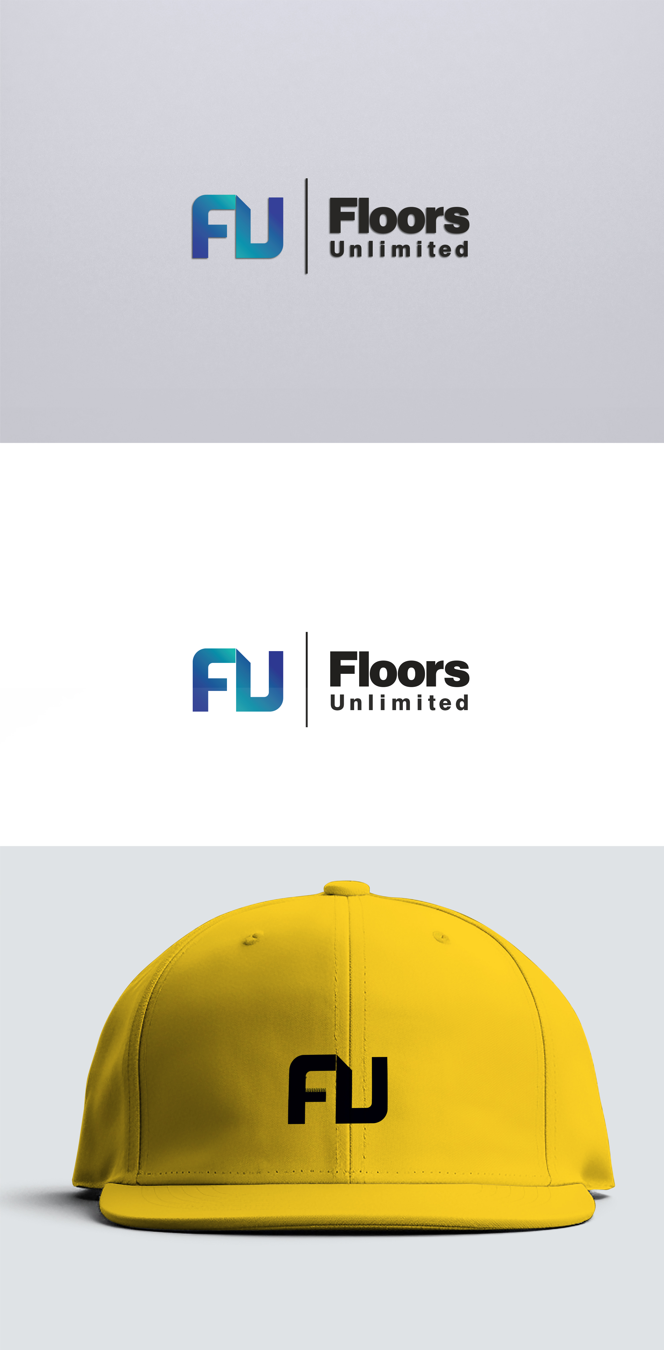 Logo Design by Ellon for Floors Unlimited | Design #34132789