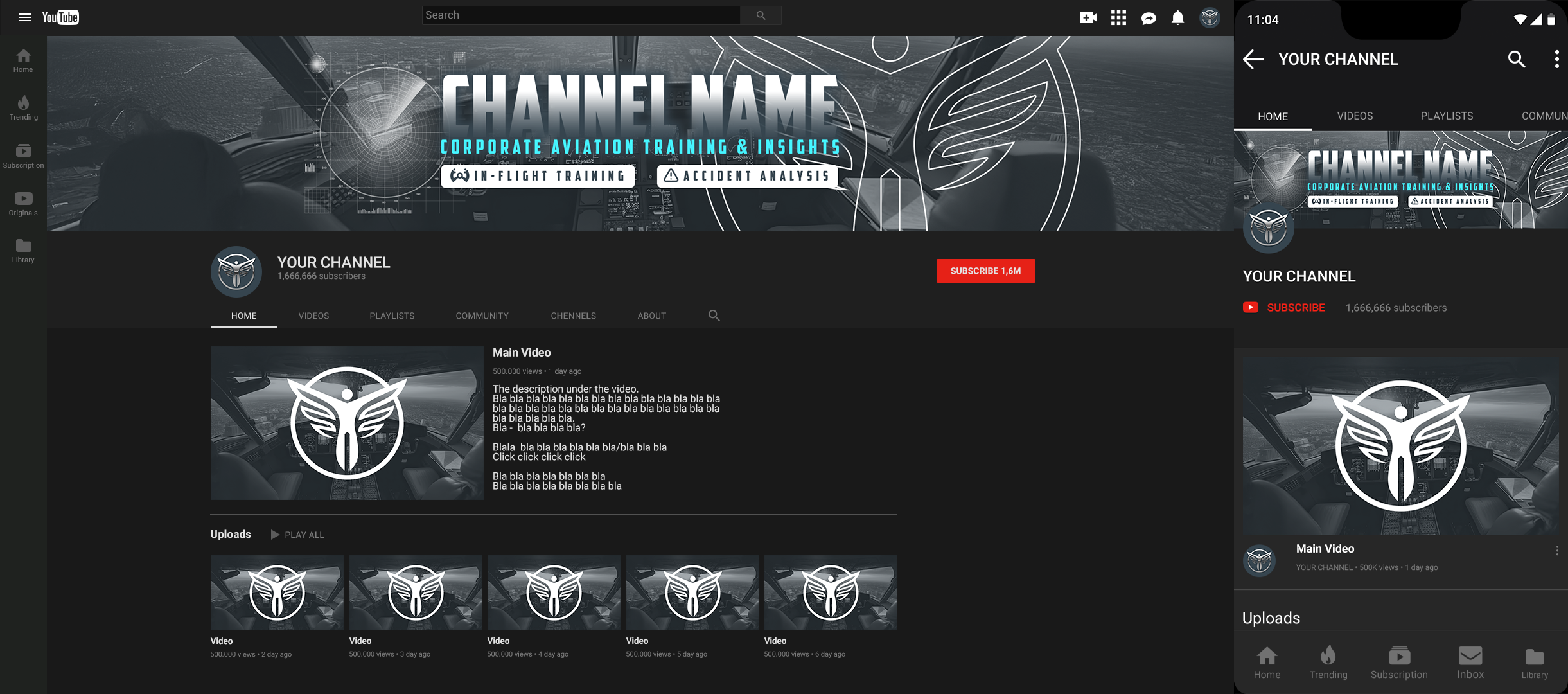YouTube Design by adjeiiBlack for this project | Design #34102143