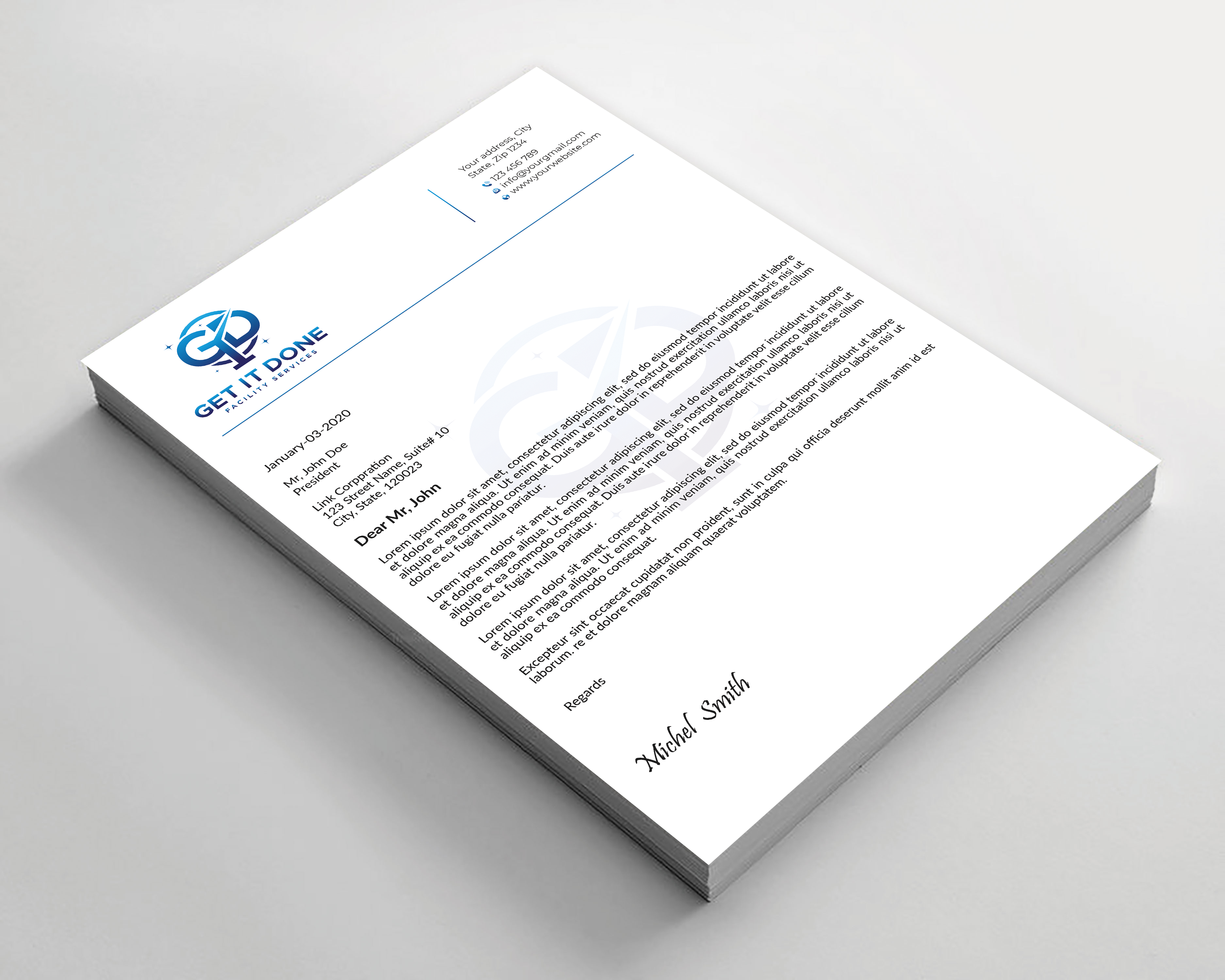 Diseño de Membrete por Expert Bappy para este proyecto | Diseño #34088026