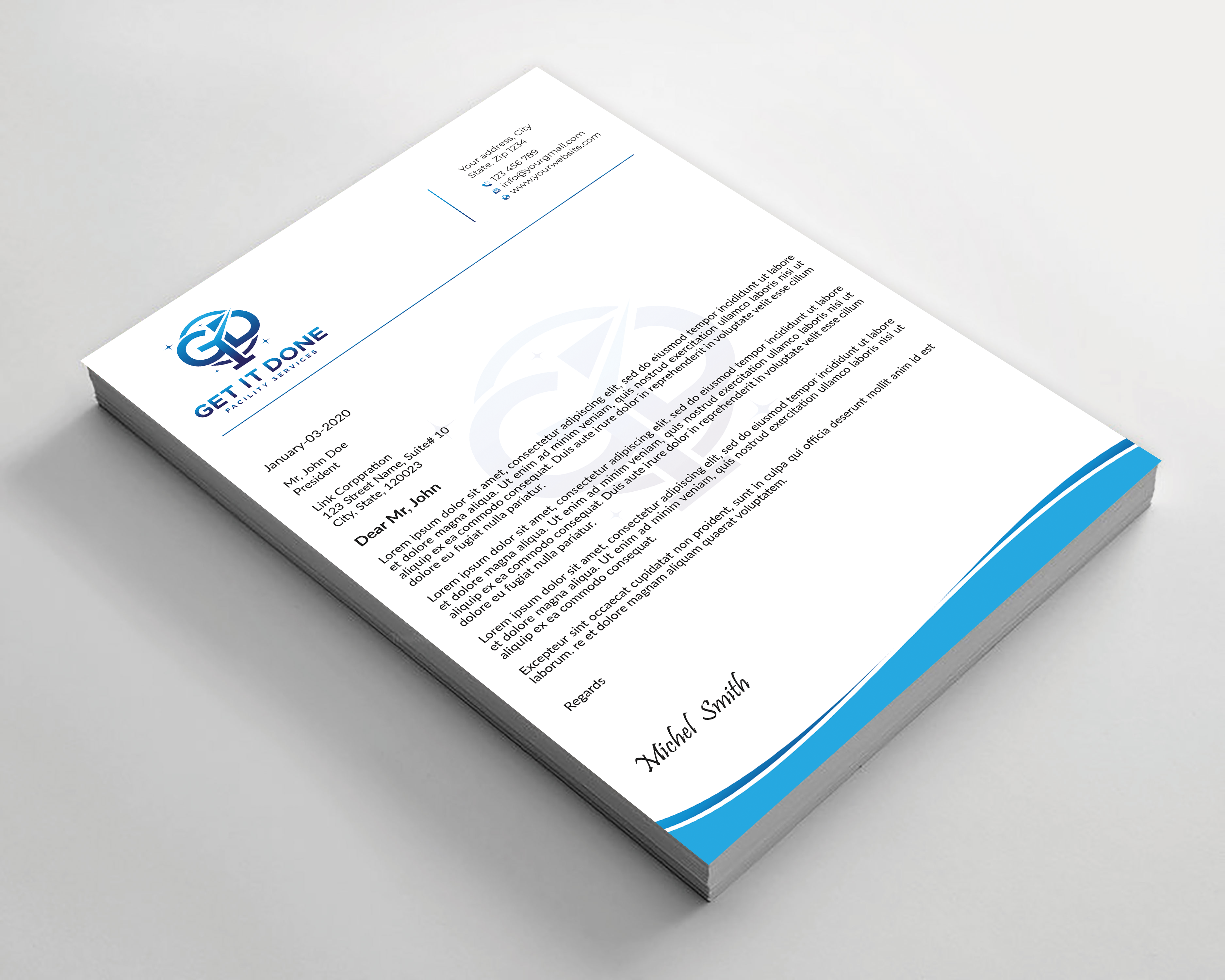 Diseño de Membrete por Expert Bappy para este proyecto | Diseño #34088038