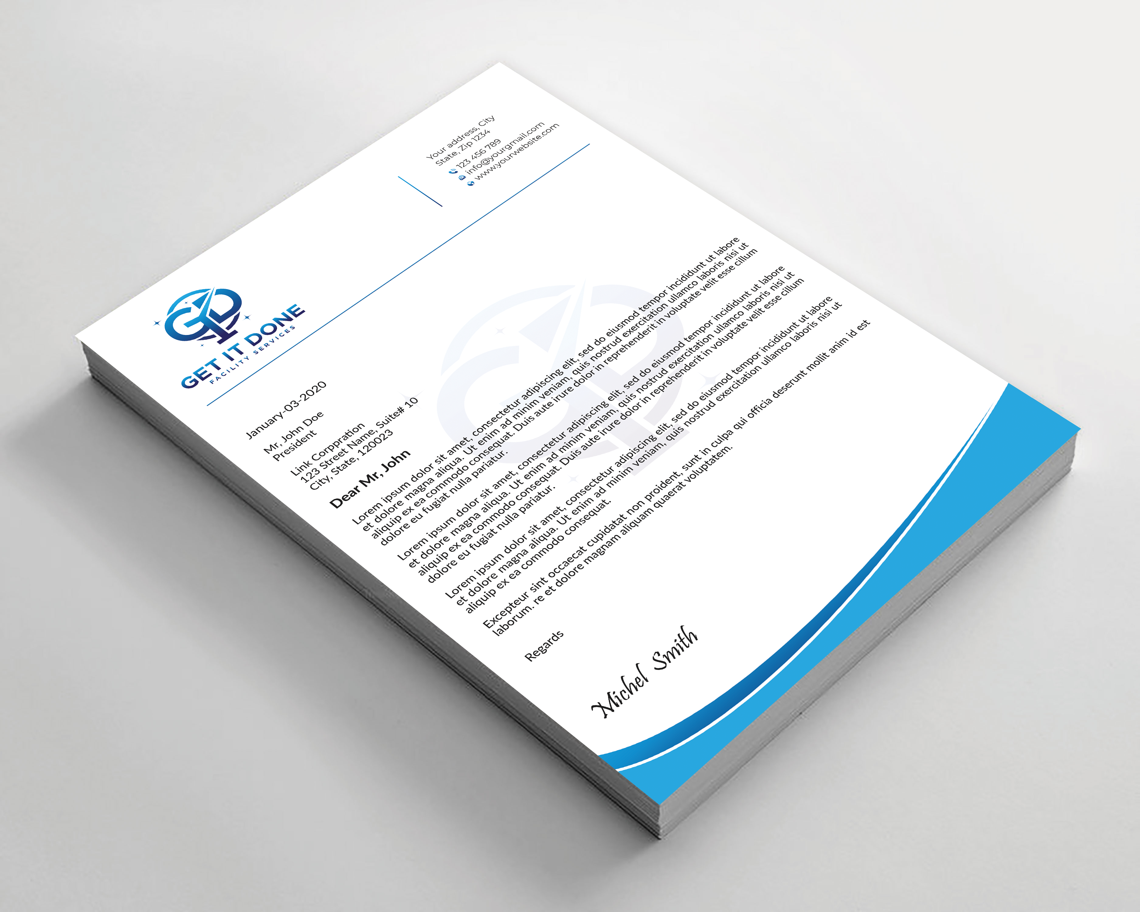 Diseño de Membrete por Expert Bappy para este proyecto | Diseño #34088044