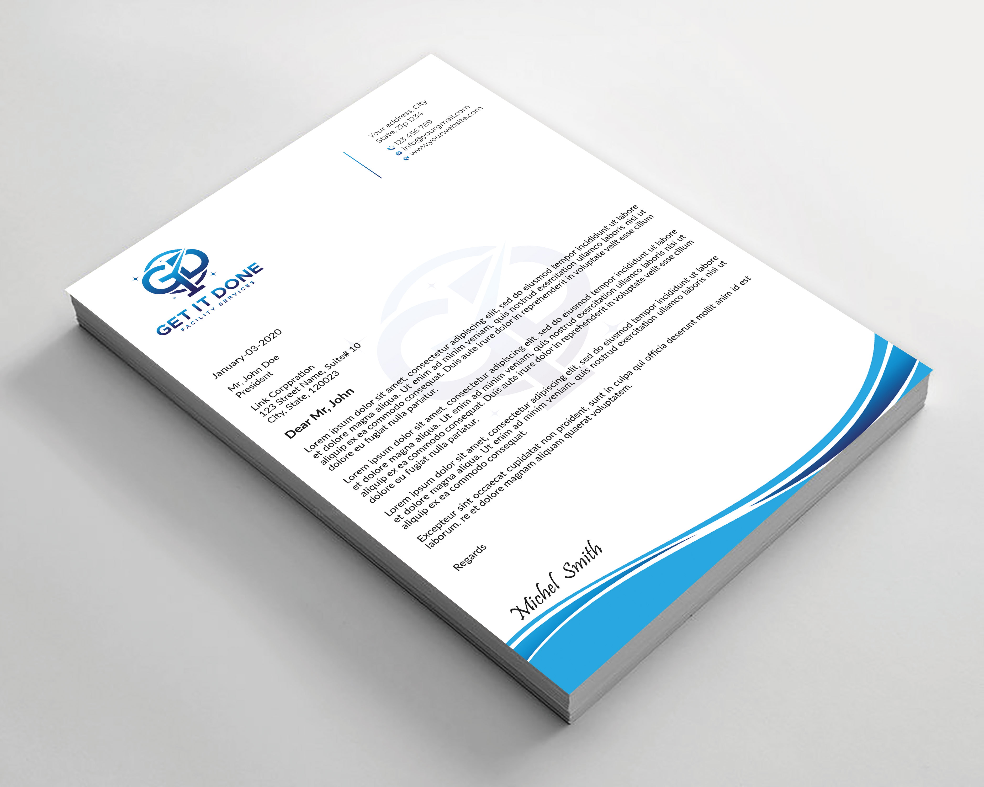 Diseño de Membrete por Expert Bappy para este proyecto | Diseño #34088057