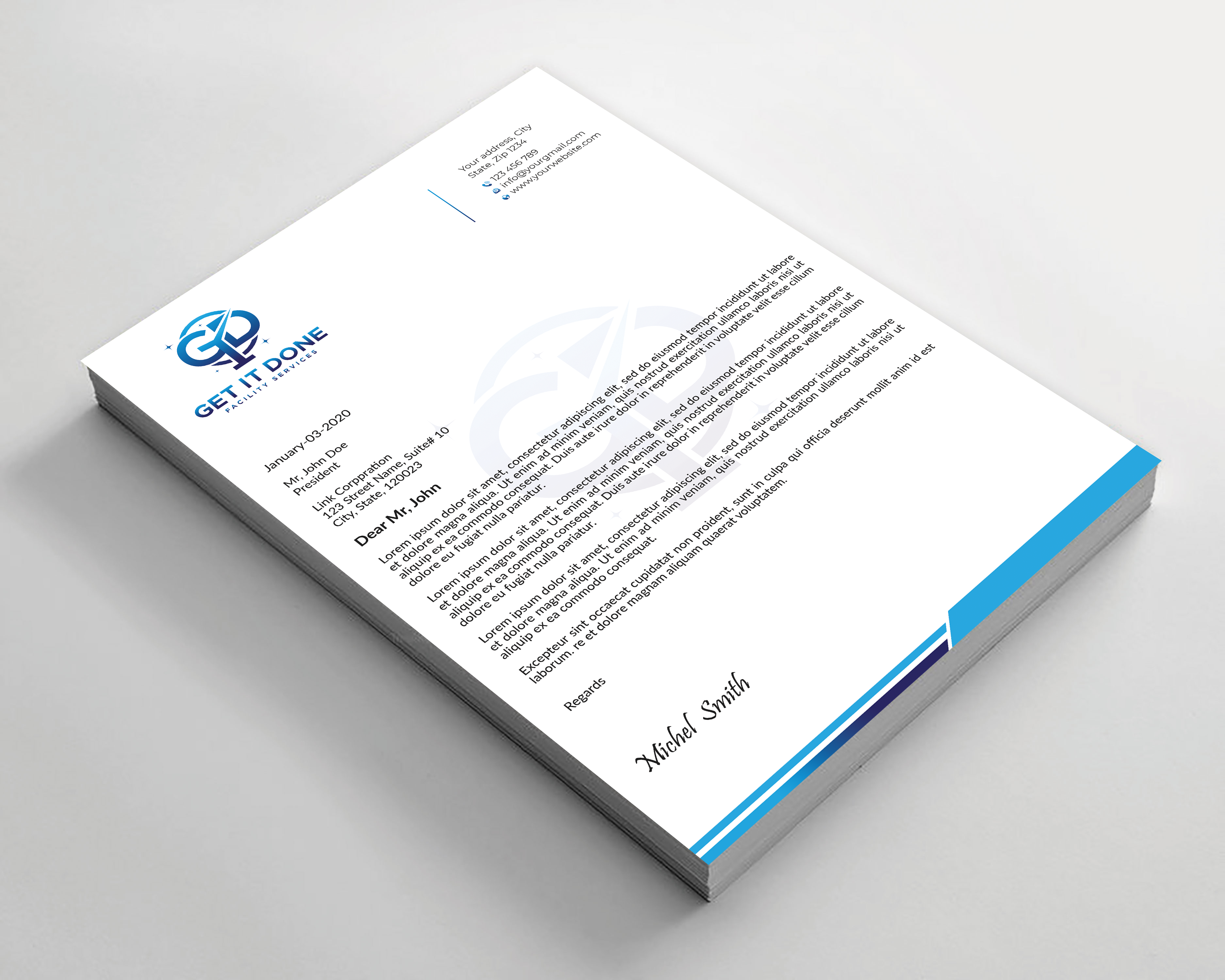 Diseño de Membrete por Expert Bappy para este proyecto | Diseño #34088073
