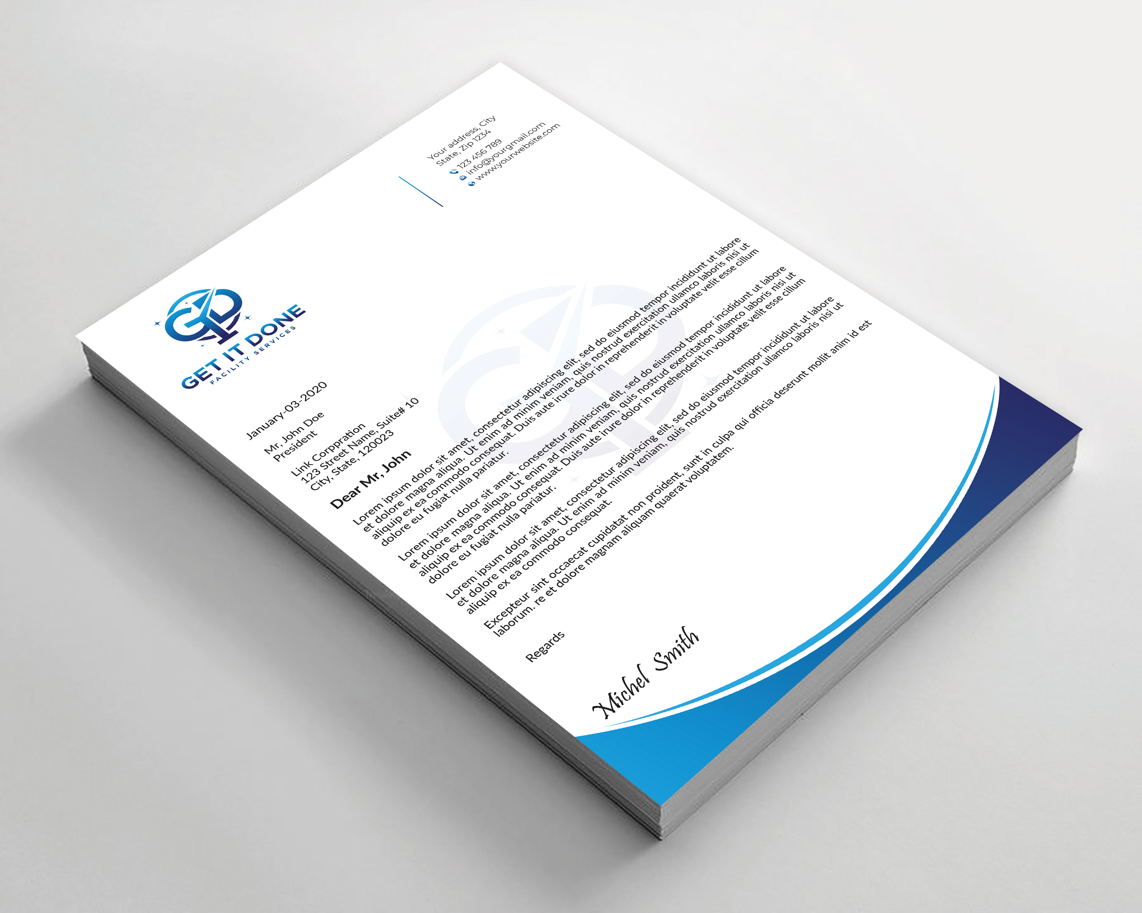Letterhead Design by Expert Bappy for this project | Design #34088971